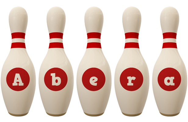 Abera bowling-pin logo