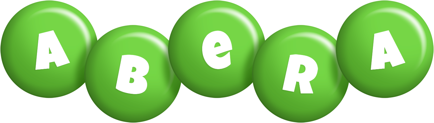 Abera candy-green logo