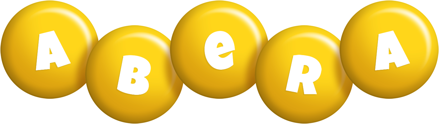 Abera candy-yellow logo