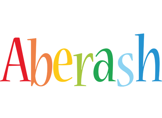 Aberash birthday logo