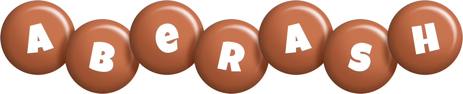 Aberash candy-brown logo