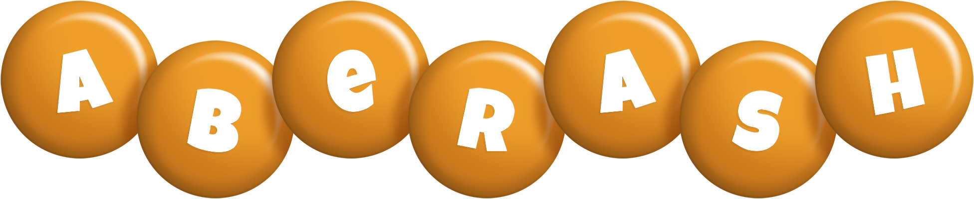 Aberash candy-orange logo