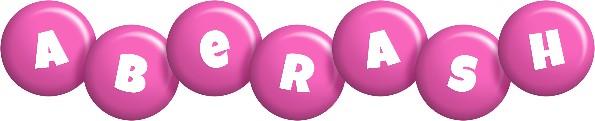 Aberash candy-pink logo