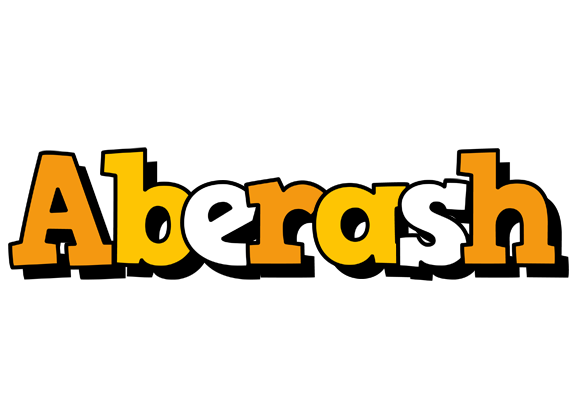 Aberash cartoon logo