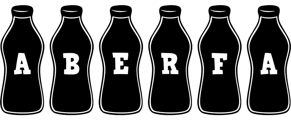 Aberfa bottle logo