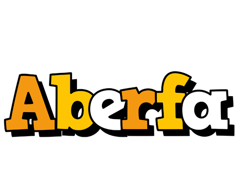 Aberfa cartoon logo