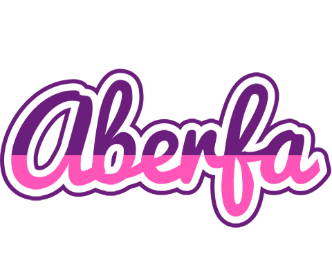 Aberfa cheerful logo