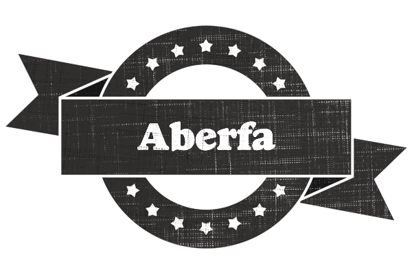 Aberfa grunge logo