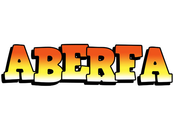 Aberfa sunset logo