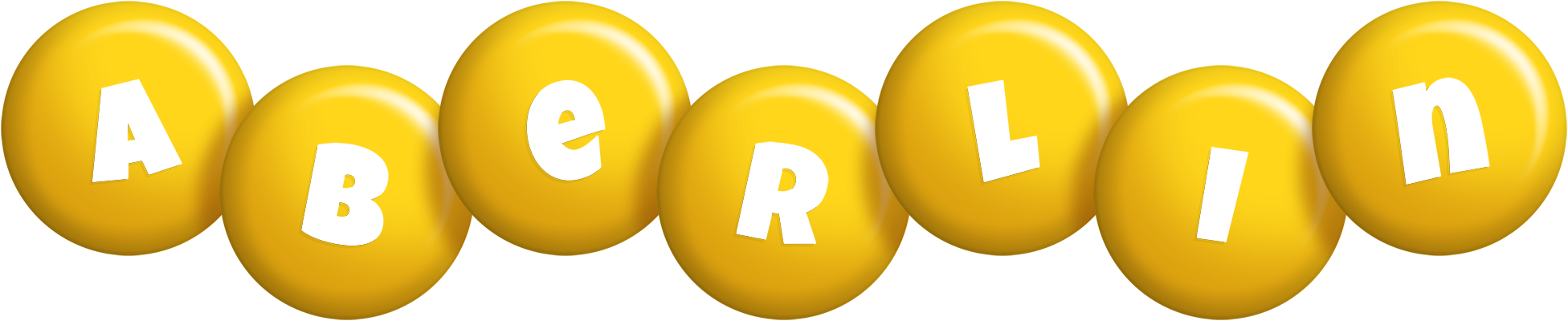 Aberlin candy-yellow logo