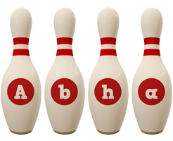 Abha bowling-pin logo