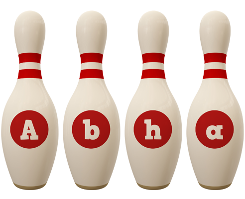 Abha bowling-pin logo