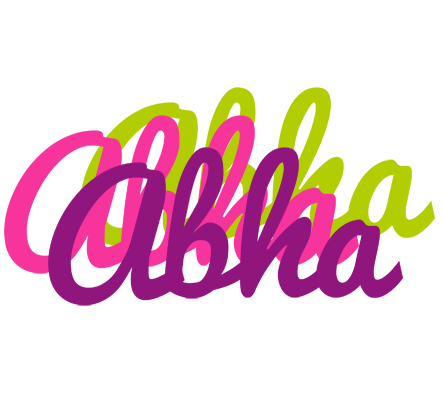 Abha flowers logo