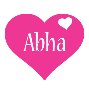 Abha love-heart logo