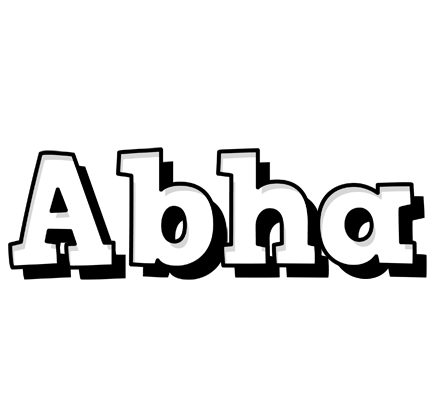 Abha snowing logo