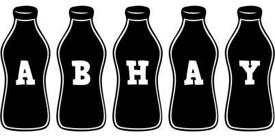 Abhay bottle logo