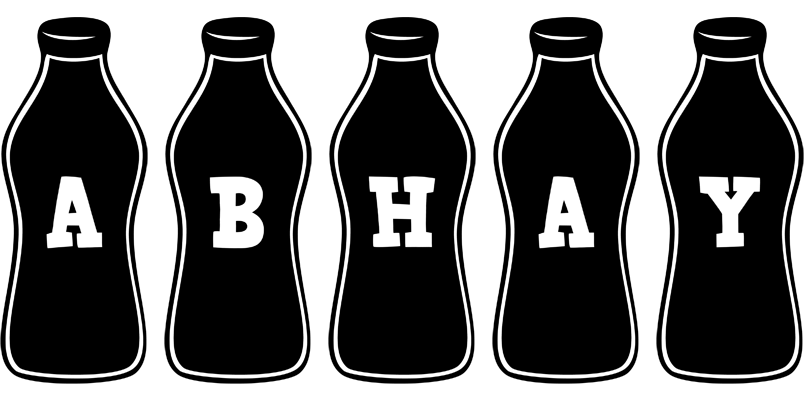 Abhay bottle logo