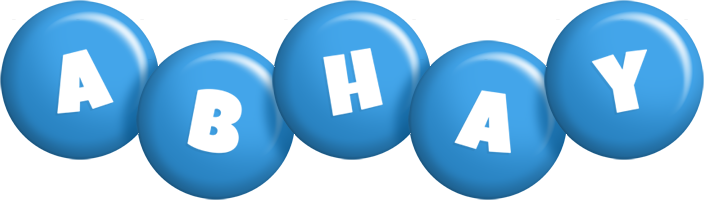 Abhay candy-blue logo