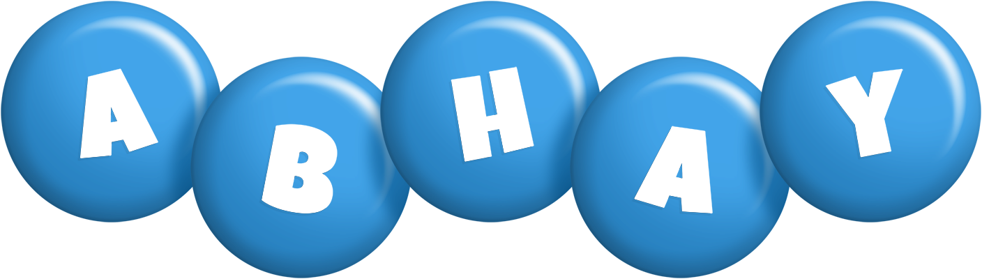 Abhay candy-blue logo