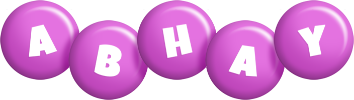 Abhay candy-purple logo