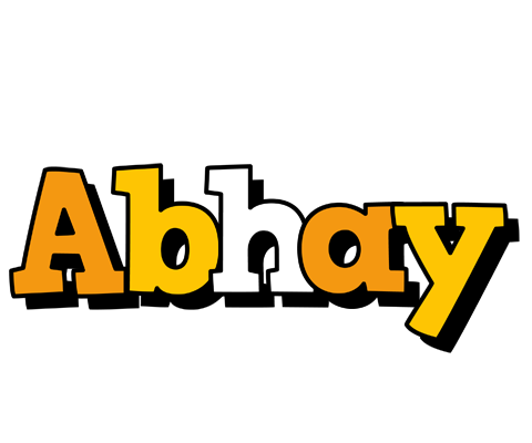 Abhay cartoon logo