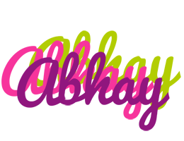 Abhay flowers logo