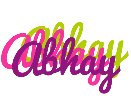 Abhay flowers logo