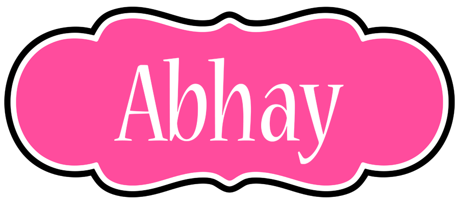 Abhay invitation logo