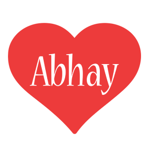 Abhay love logo