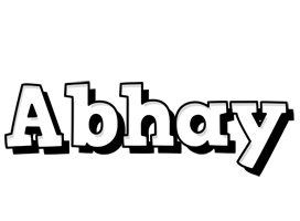 Abhay snowing logo
