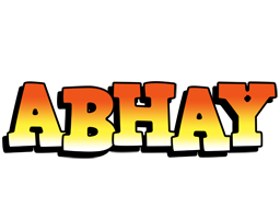 Abhay sunset logo