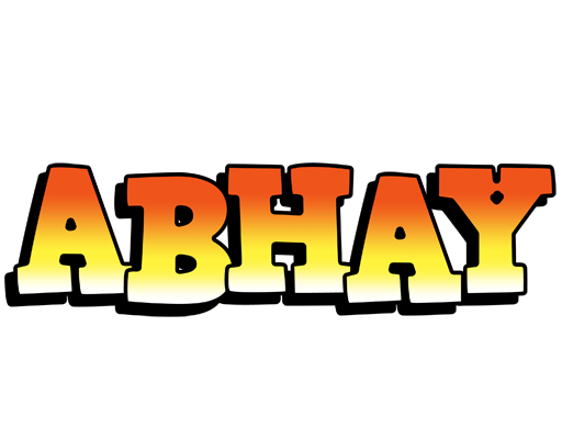 Abhay sunset logo