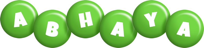 Abhaya candy-green logo