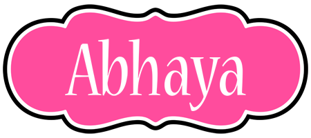 Abhaya invitation logo