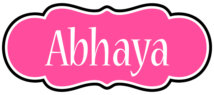 Abhaya invitation logo