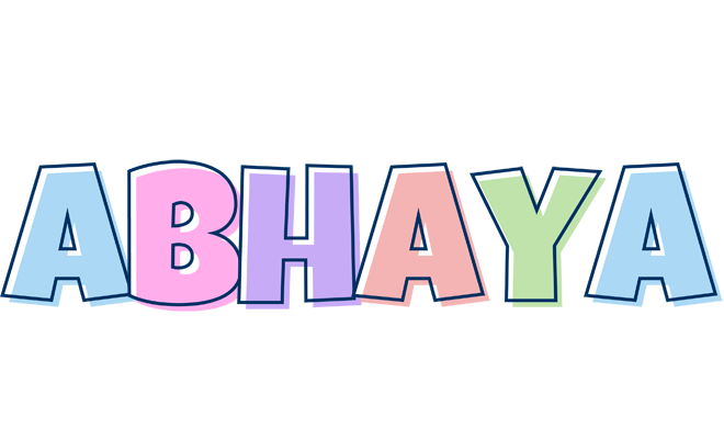 Abhaya pastel logo