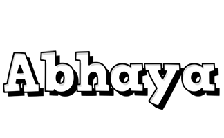 Abhaya snowing logo