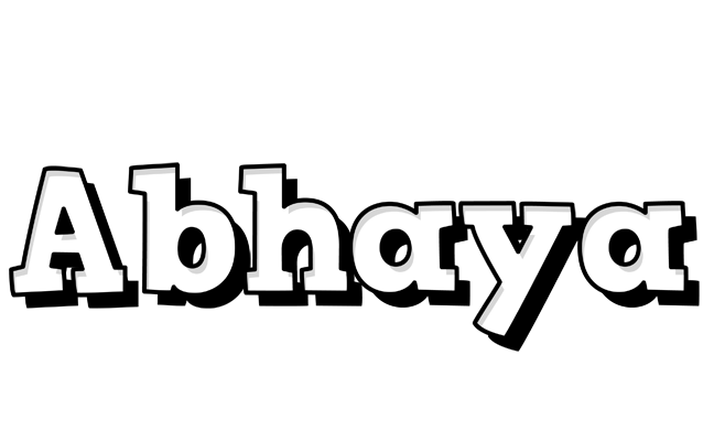 Abhaya snowing logo