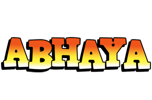 Abhaya sunset logo