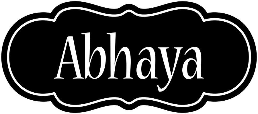 Abhaya welcome logo