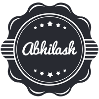 Abhilash badge logo