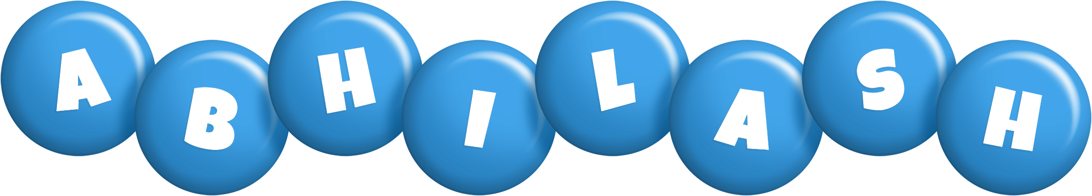 Abhilash candy-blue logo