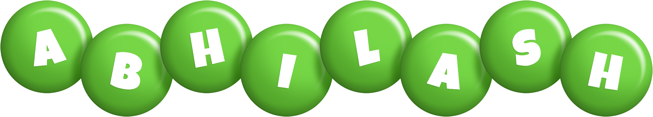 Abhilash candy-green logo