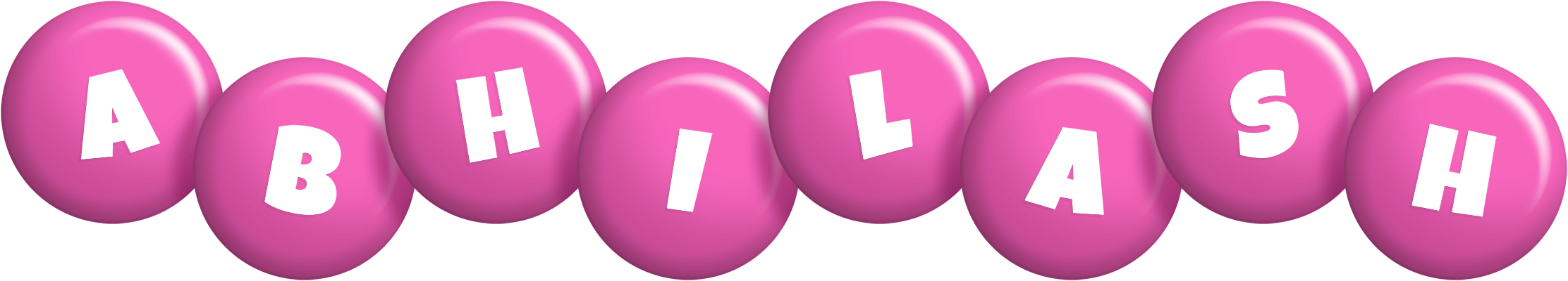 Abhilash candy-pink logo