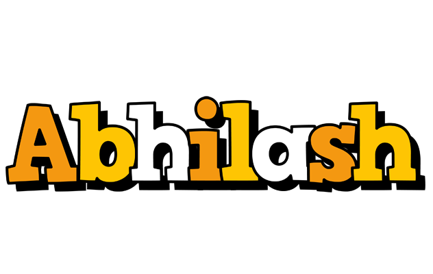 Abhilash cartoon logo