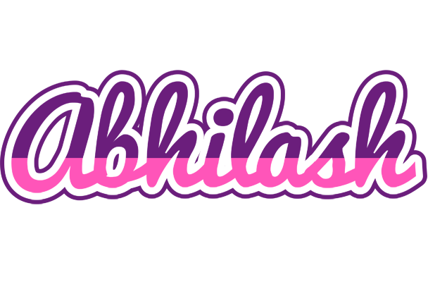 Abhilash cheerful logo