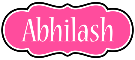 Abhilash invitation logo