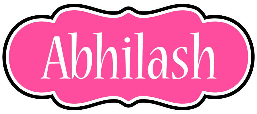Abhilash invitation logo