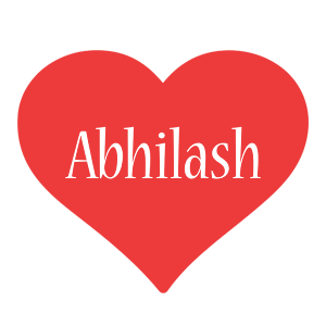 Abhilash love logo