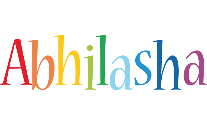 Abhilasha birthday logo